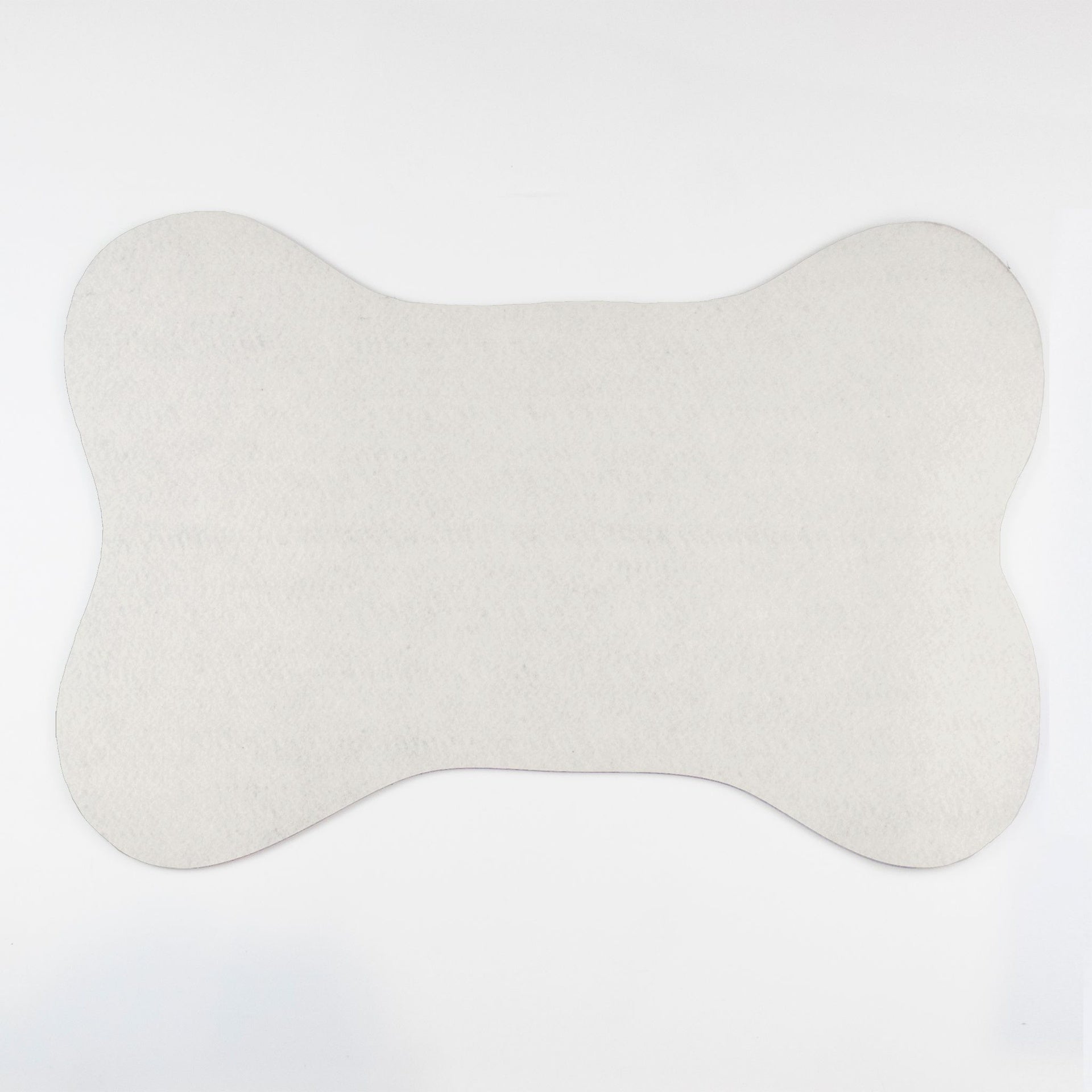 White Bone Shaped Pet Food Mat - Apawry Pup