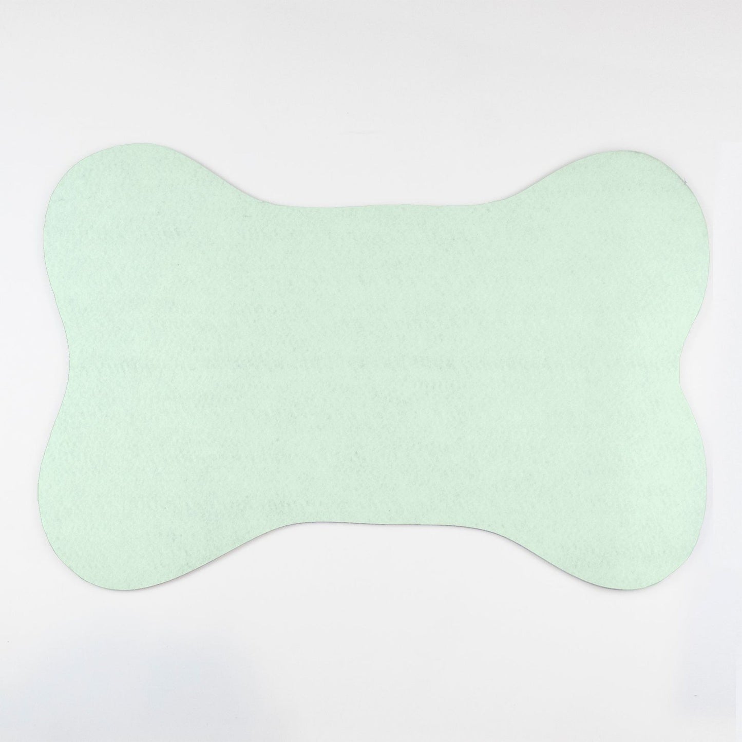 White Bone Shaped Pet Food Mat - Apawry Pup