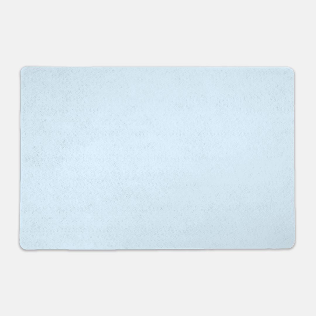 White Rectangle Pet Food Mat - Apawry Pup