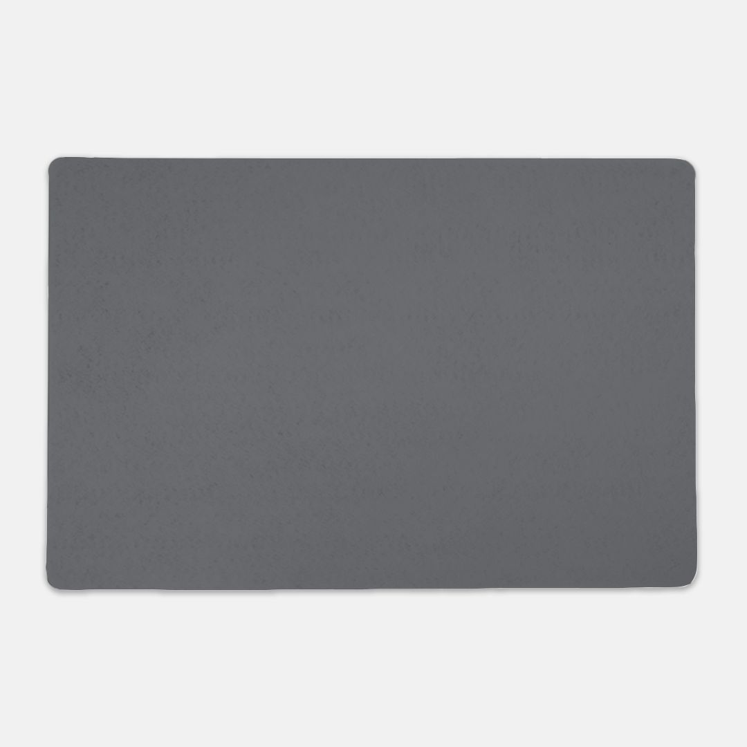 Navy Blue Rectangle Pet Food Mat - Apawry Pup