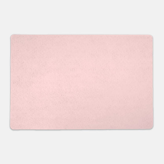 Light Pink Rectangle Pet Food Mat - Apawry Pup