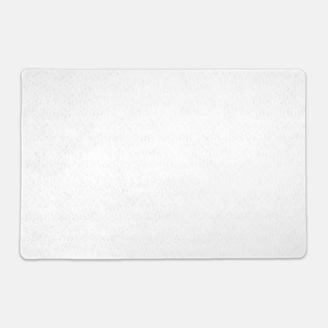Light Pink Rectangle Pet Food Mat - Apawry Pup