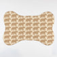 Bear Patterned Bone Shaped Pet Food Mat - Apawry Pup