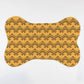 Butterfly Patterned Bone Shaped Pet Food Mat - Apawry Pup