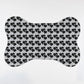 Heart Patterned Bone Shaped Pet Food Mat - Apawry Pup