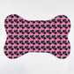 Heart Patterned Bone Shaped Pet Food Mat - Apawry Pup