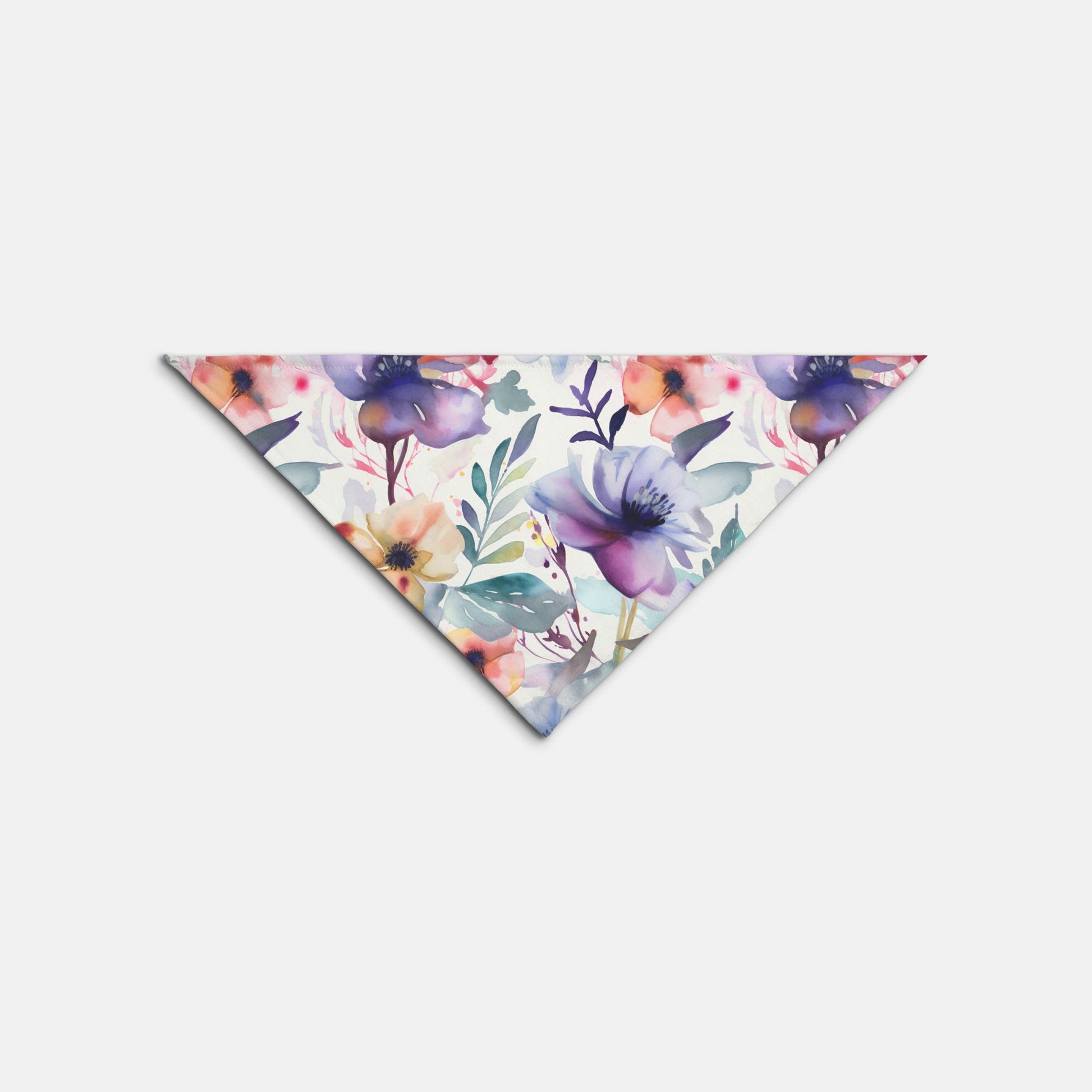 Floral Tropical Berry Watercolour Dog Bandana - Apawry Pup