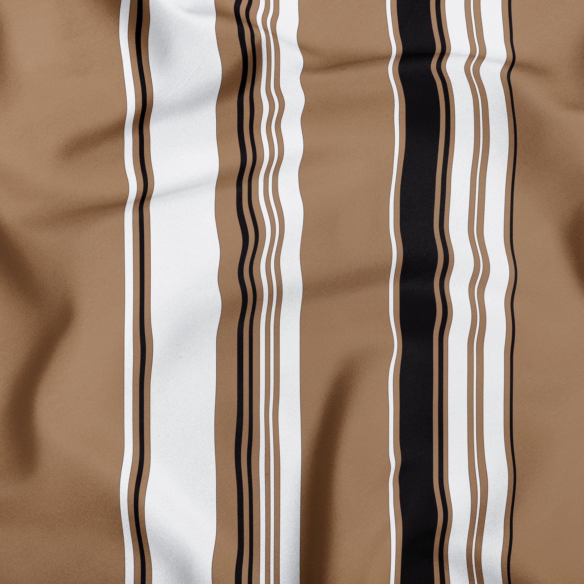 Tan Black And White Striped Dog Bandana - Apawry Pup