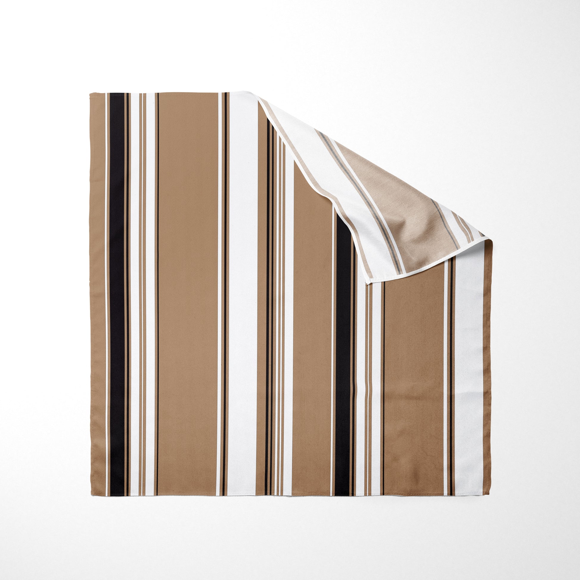Tan Black And White Striped Dog Bandana - Apawry Pup