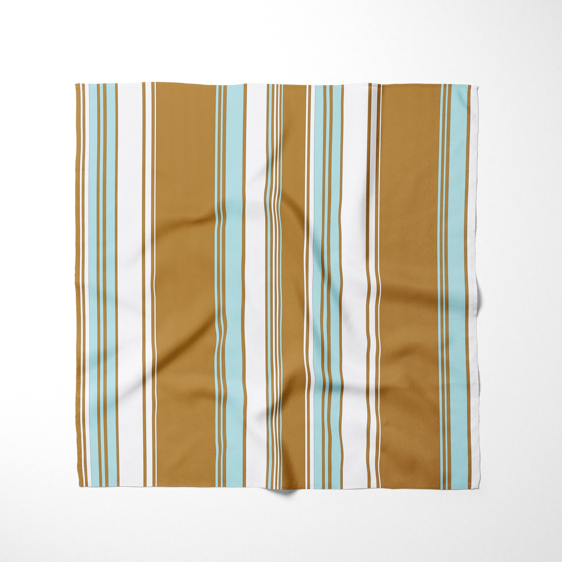 Tan Mint And White Striped Dog Bandana - Apawry Pup