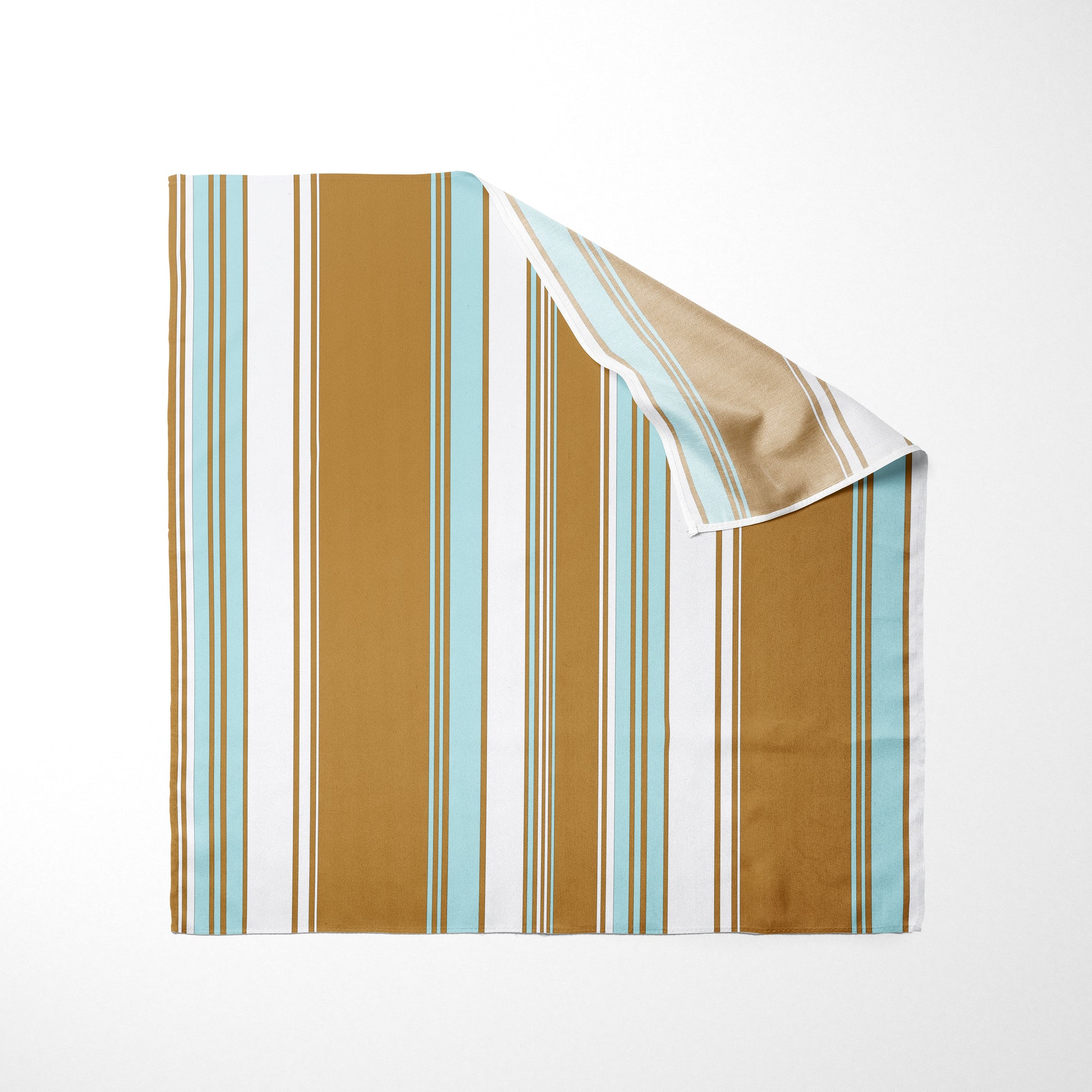 Tan Mint And White Striped Dog Bandana - Apawry Pup