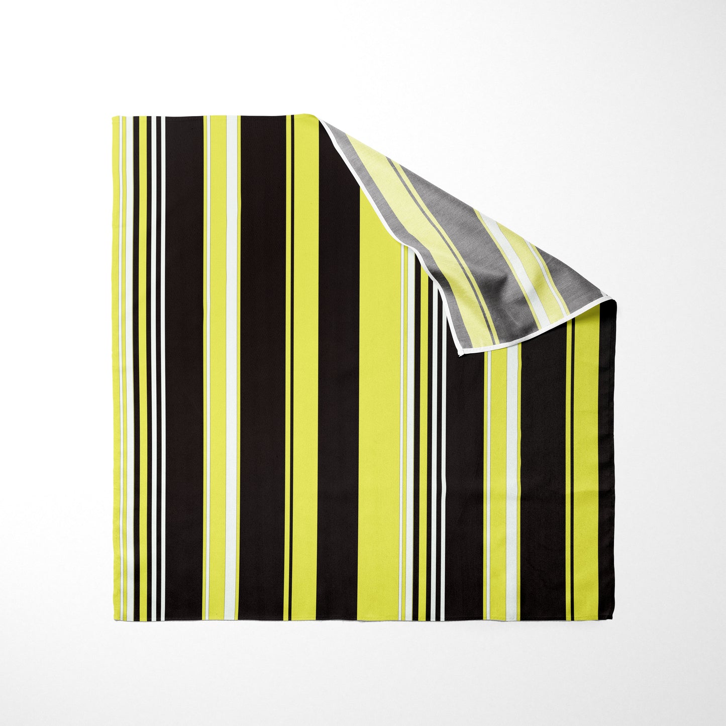 Yellow Black And White Striped Dog Bandana - Apawry Pup